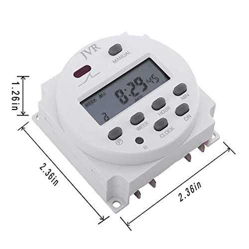 jvr 12v Timer Switch Programmable dc/ac/solar Battery Powered - Cheap Fitting