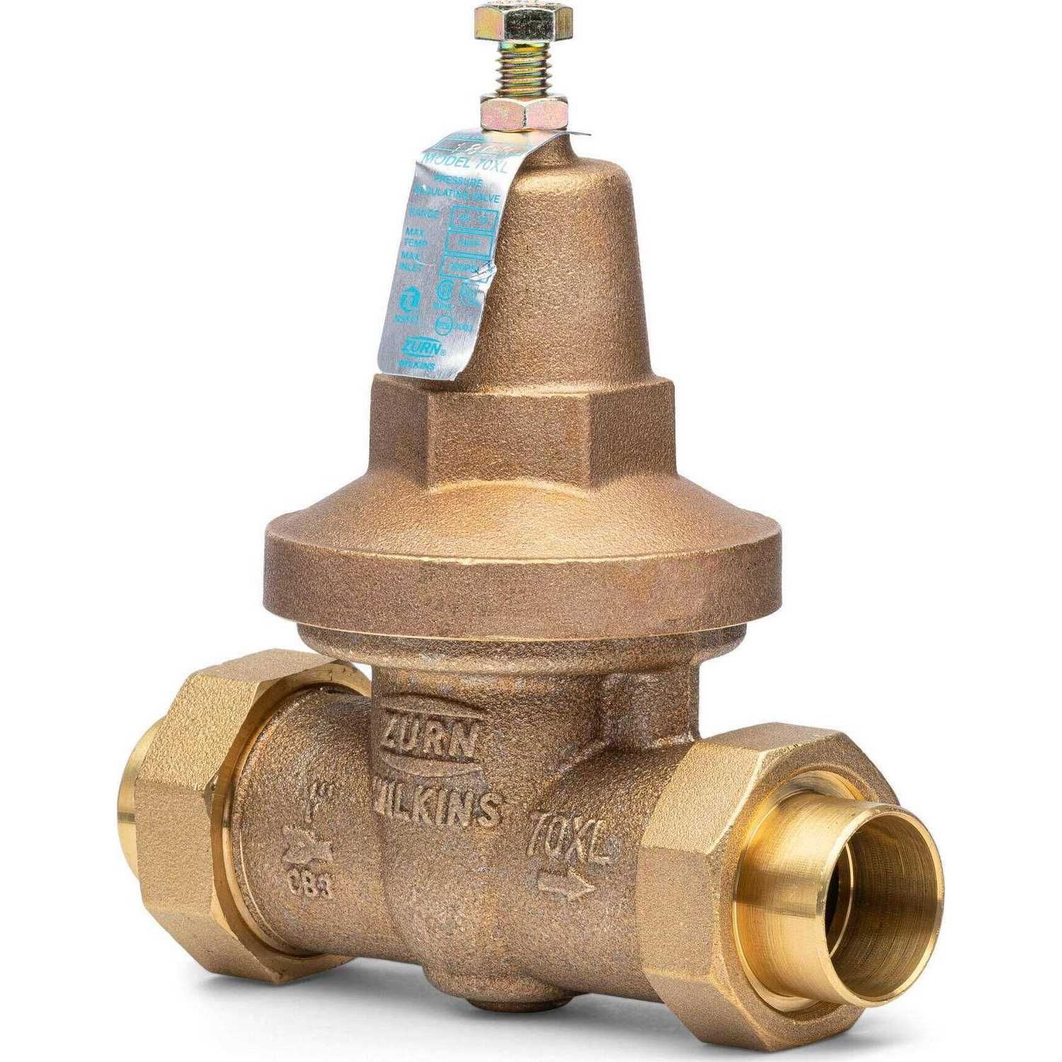 Wilkins Pressure Reducing Valve Double Union Copper Swet 1 in. Lead Free 1-70XLDUC - Cheap Fitting