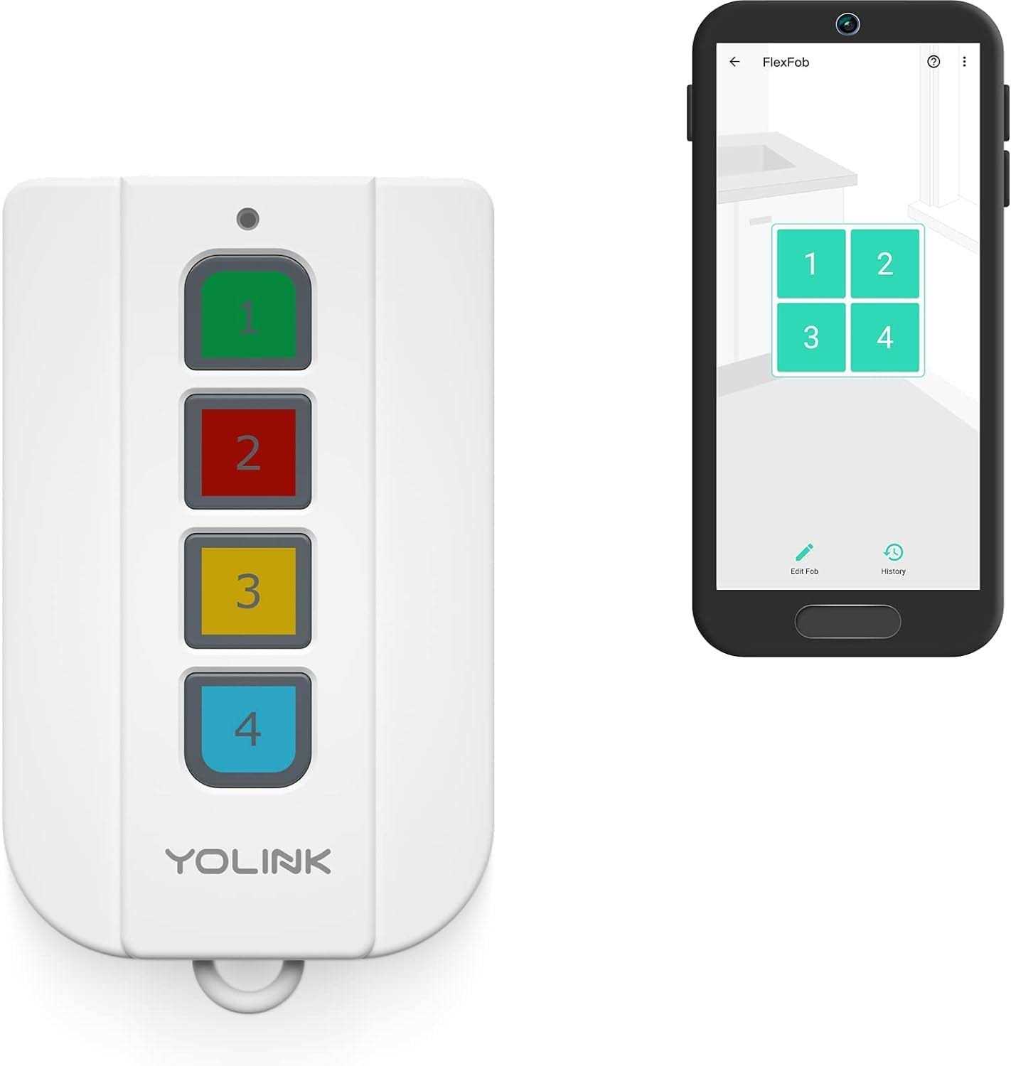 YoLink FlexFob 4-Button Smart Fob up to 8 Functions - Cheap Fitting