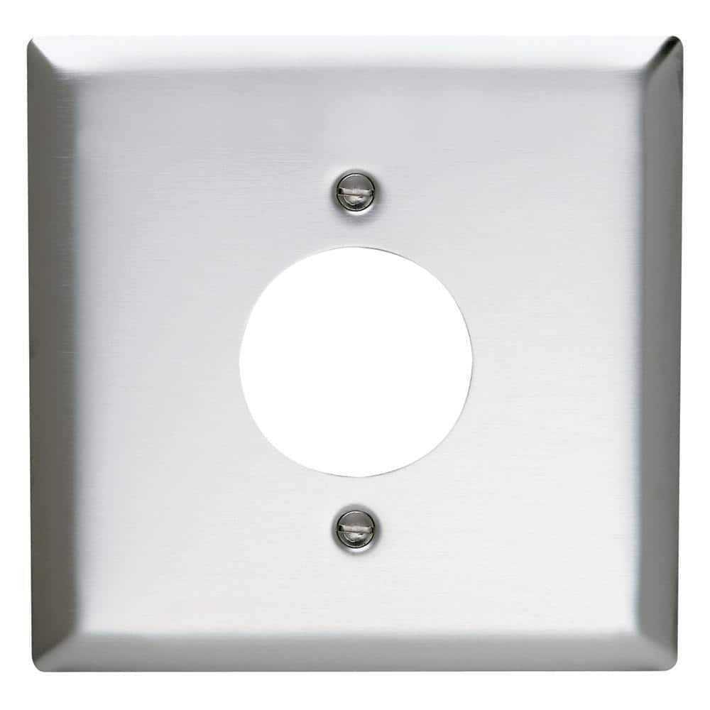 Pass & Seymour / Legrand SS710 Power Outlet Single Receptacle Wall Plate - Cheap Fitting