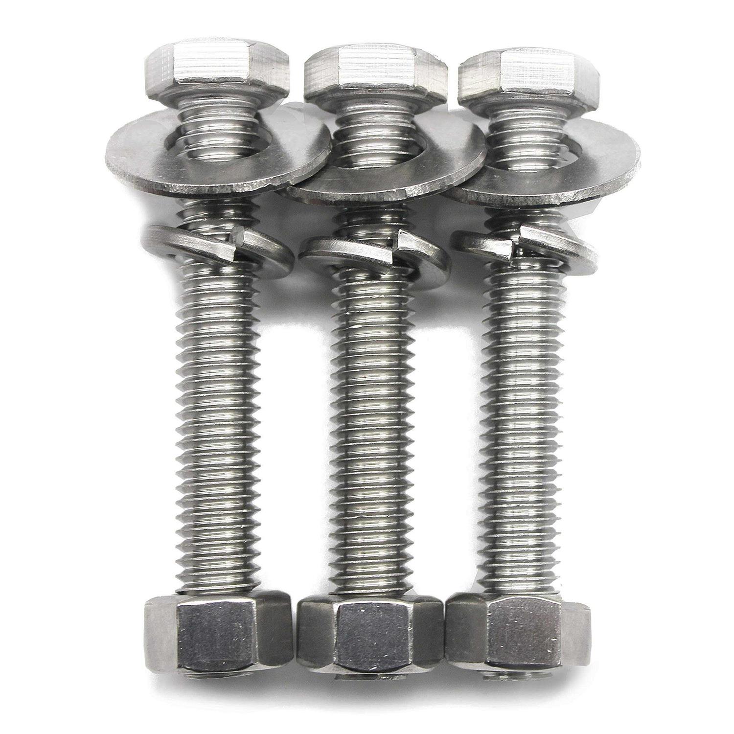 Fullerkreg Stainless Steel Hex Head Screws Bolts Nuts Flat & Lock Washers - Cheap Fitting