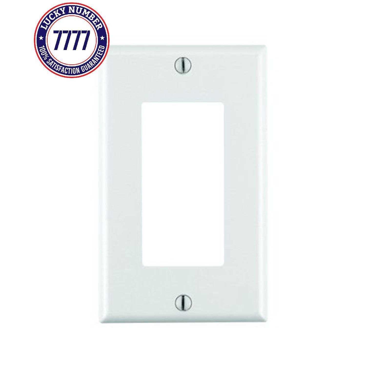 Leviton Decora Wallplate 1-Gang 80401-W - Cheap Fitting