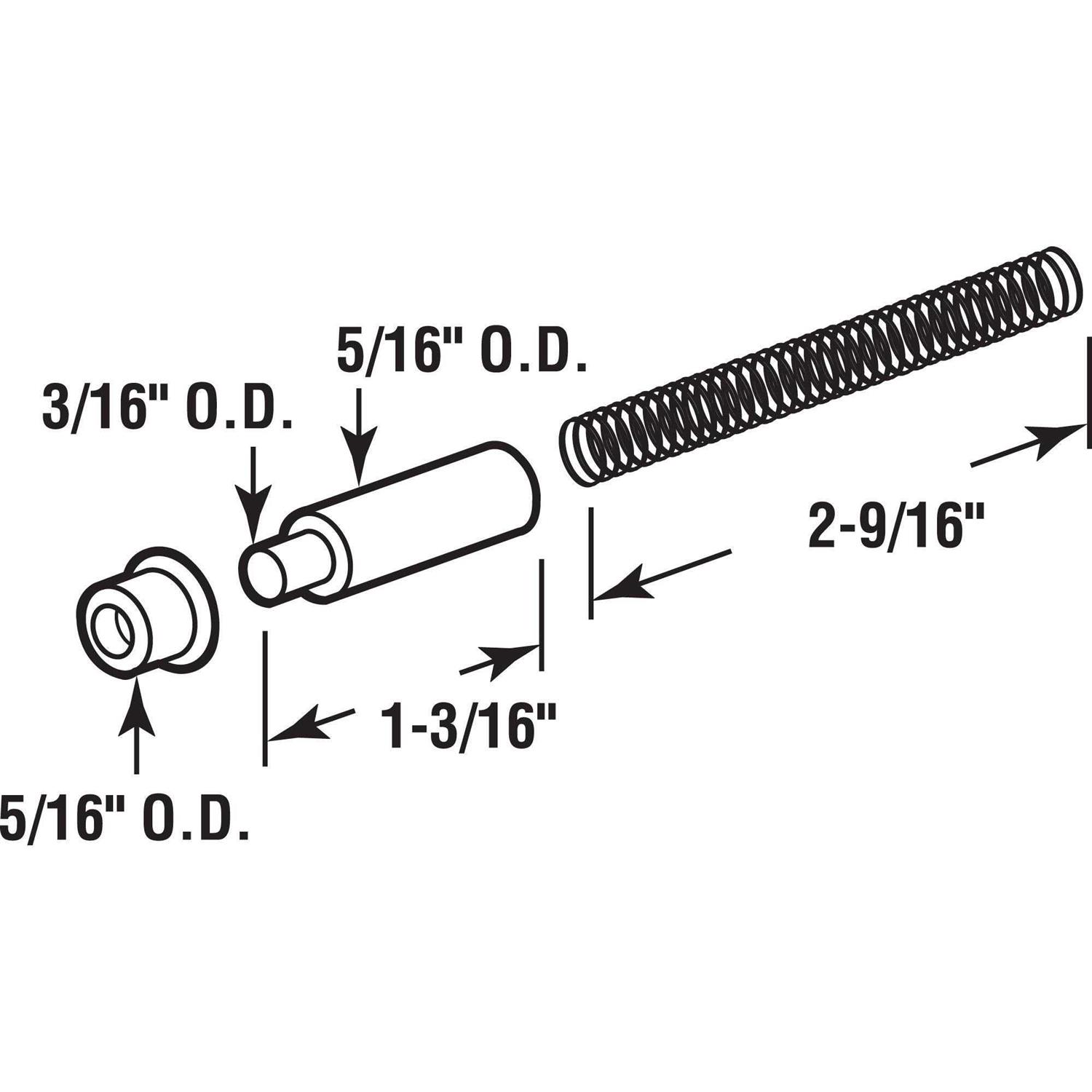 Prime-Line White Storm Door Hinge Pin Kit	Prime-Line White Storm Door Hinge Pin Kit - Cheap Fitting