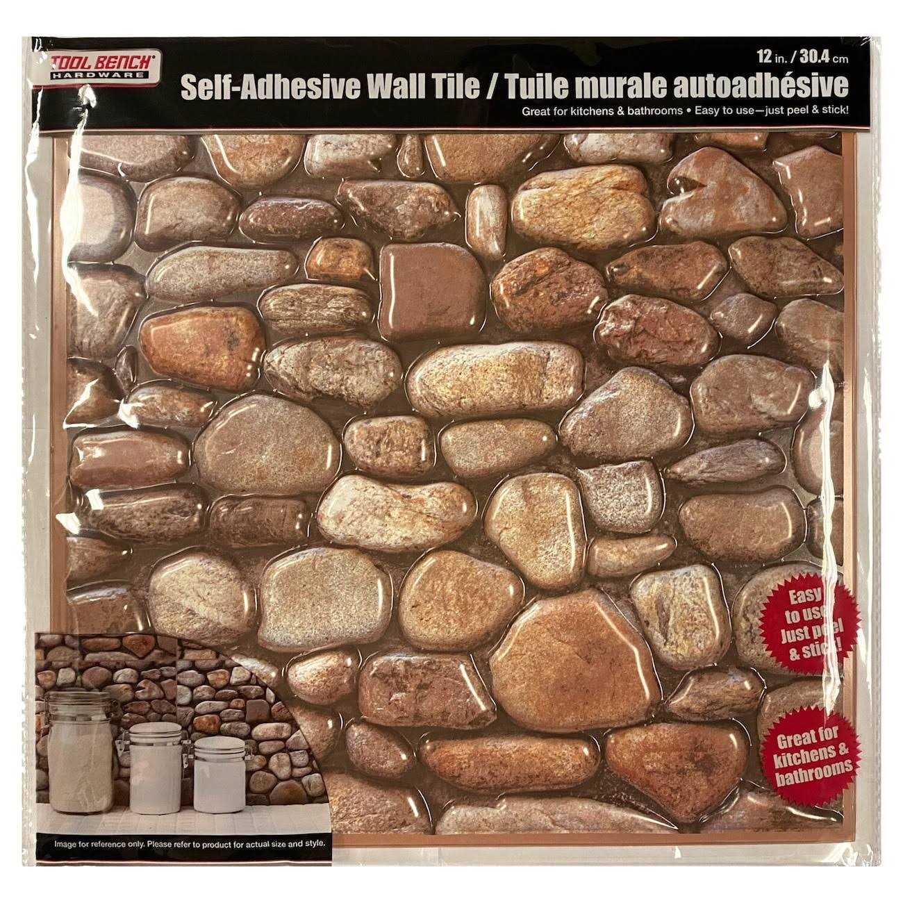 Tool Bench Hardware River Rock Self-Adhesive Wall Tile - Cheap Fitting