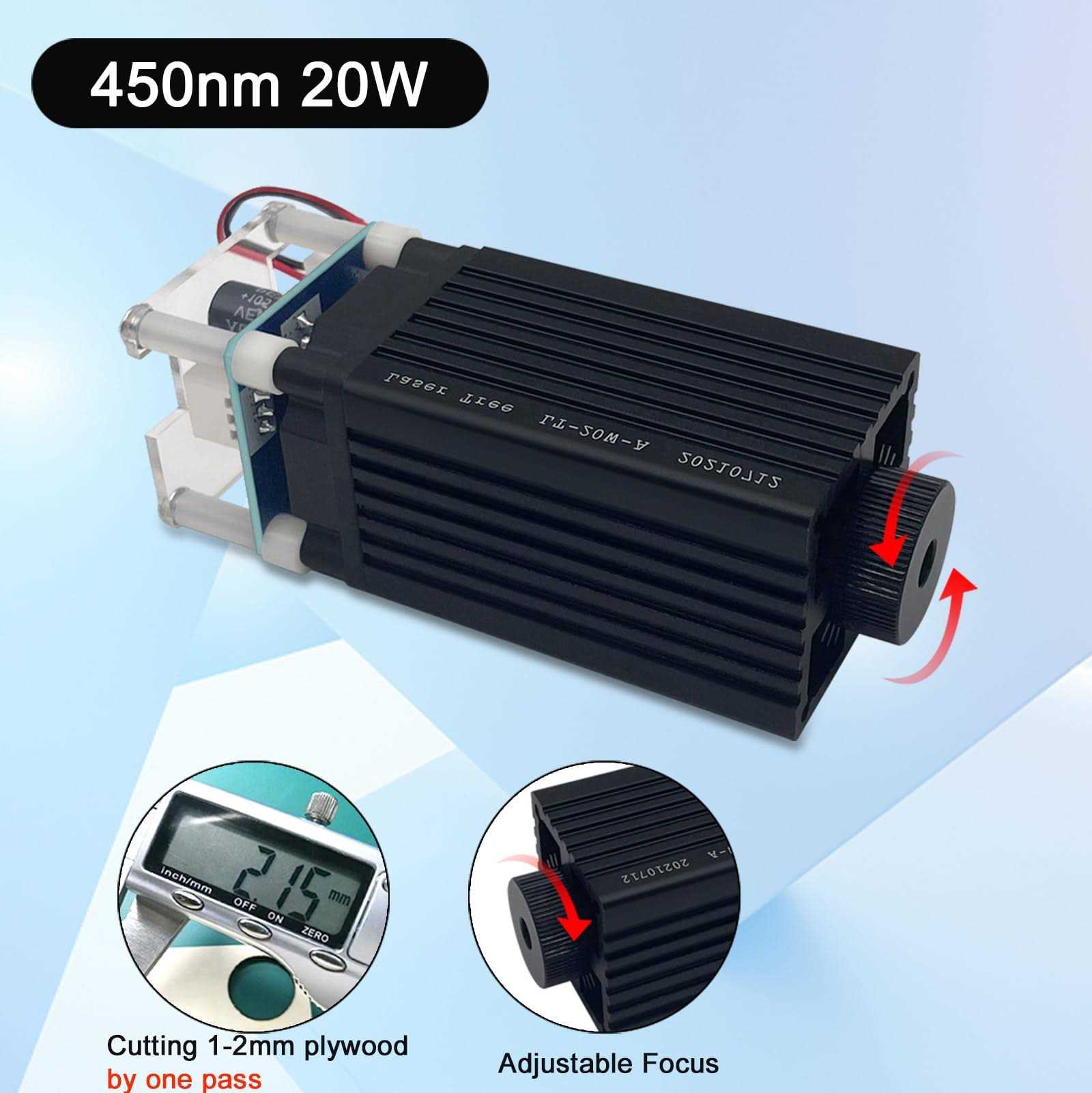 Laser Tree Laser Engraver Module 20w Laser Engraving Cutting Module 4w Optical Power Laser Head - Cheap Fitting