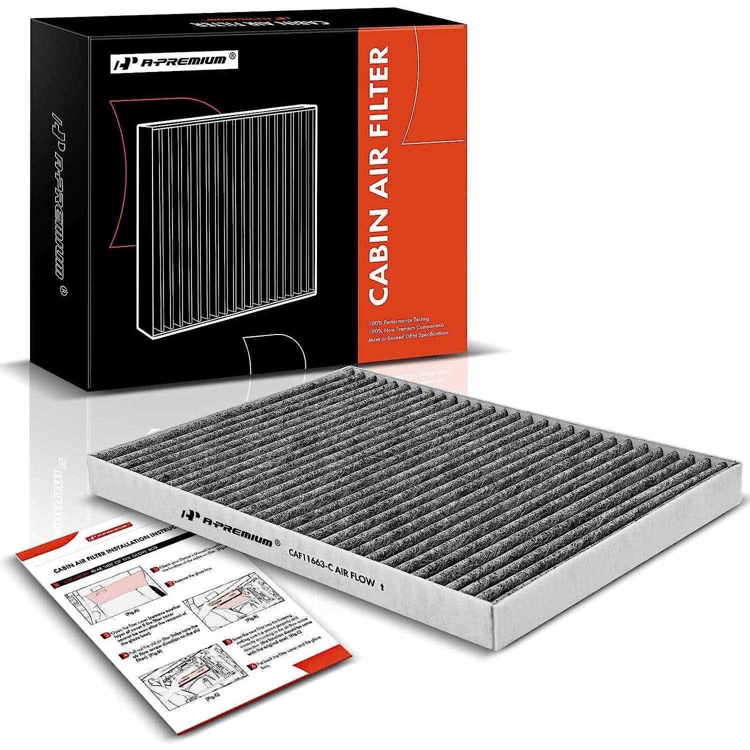 A-premium Cabin Air Filter with Activated Carbon Compatible with Buick - Cheap Fitting