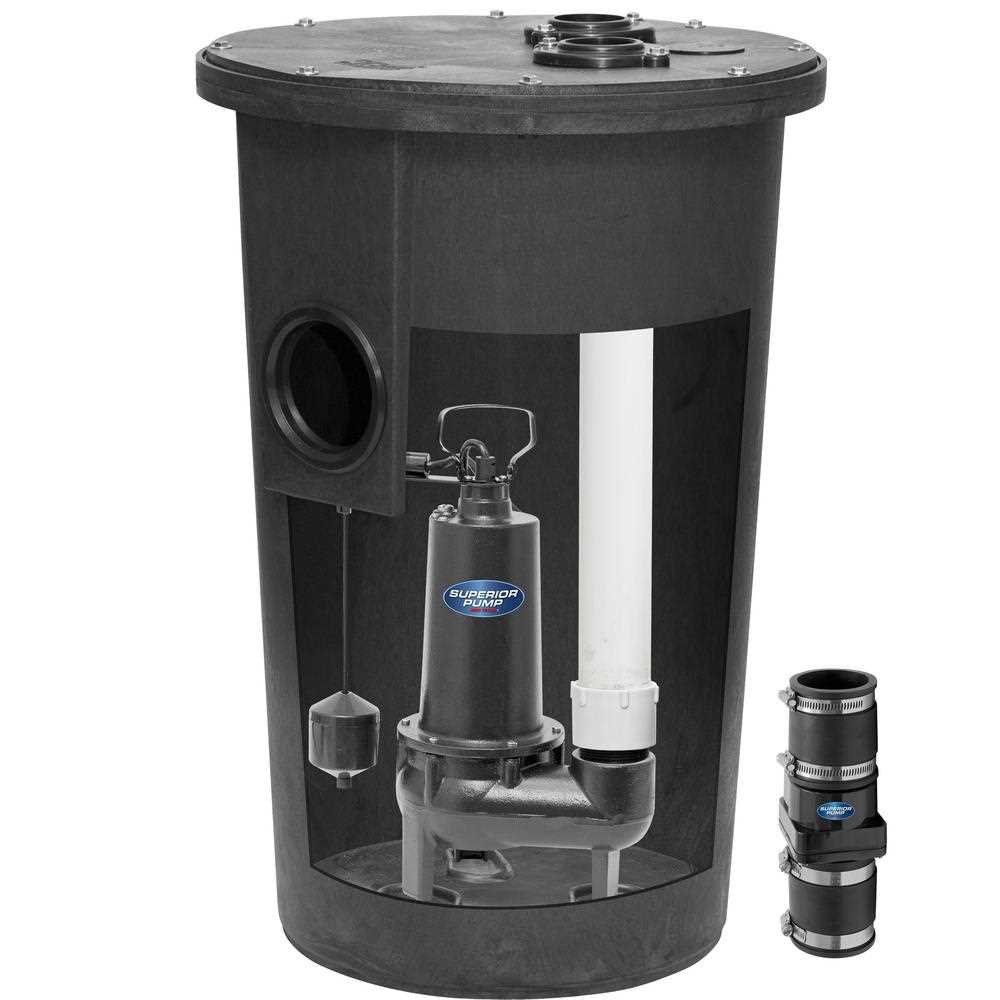 Superior Pump 1/2-HP 120-Volt Cast Iron Sewage Sump Pump Stainless Steel | 93020-U - Cheap Fitting