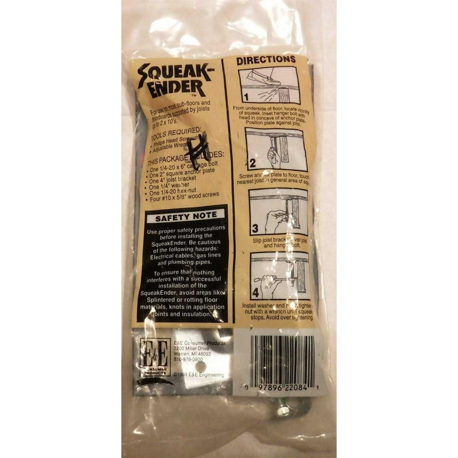 Squeak-Ender 6 in. L Phillips Square Head Floor Squeak Eliminator 1 pk - Cheap Fitting