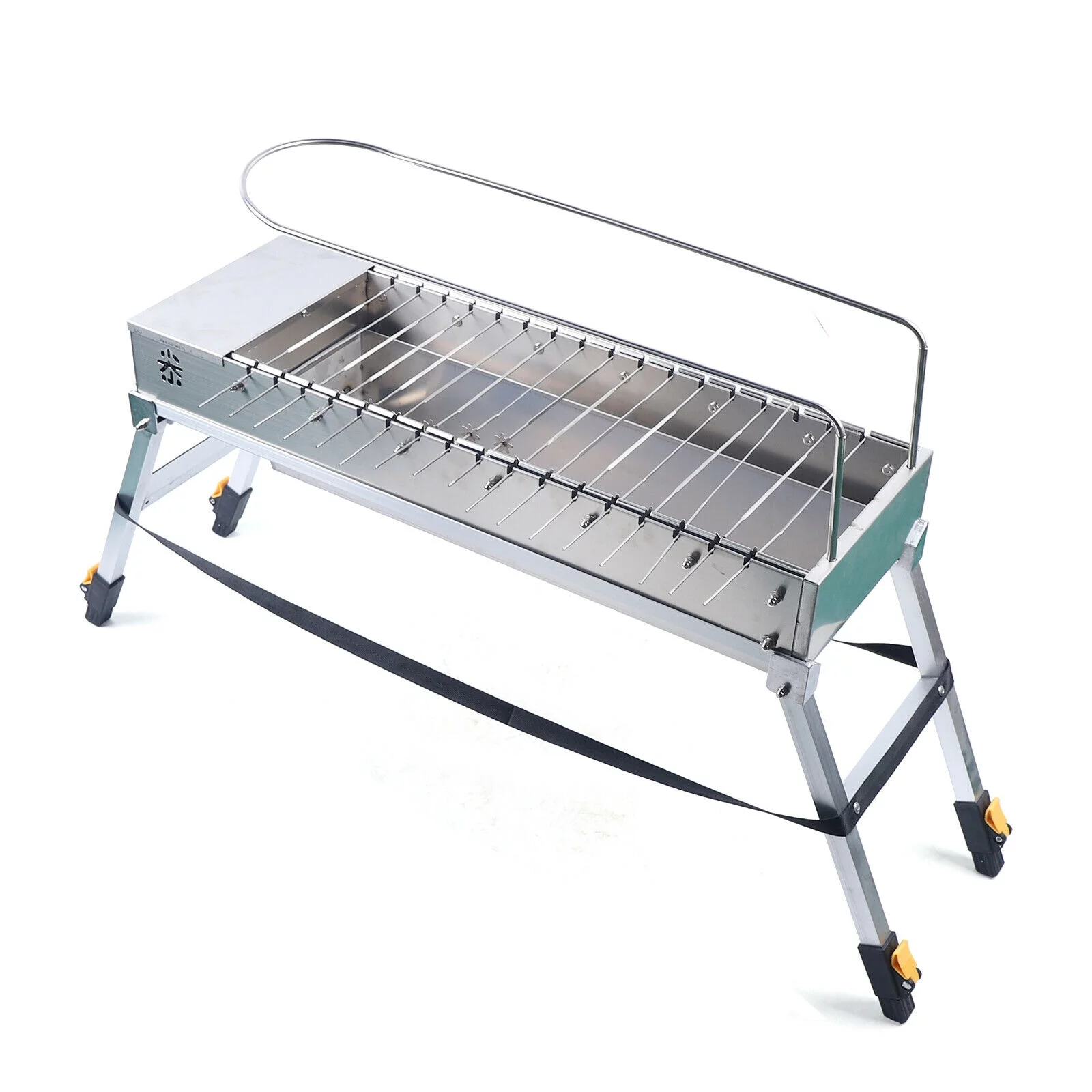 CNCEST Automatic Flip Barbecue Stove Outdoor BBQ 17X Roast rods - Cheap Fitting