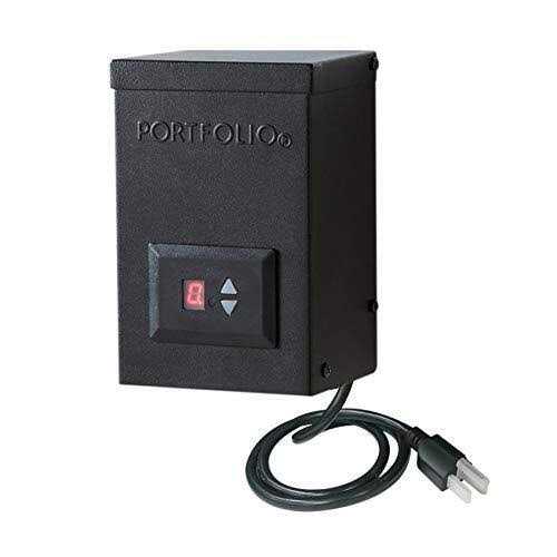 Portfolio 60-Watt 12-Volt Multi-Tap Landscape Lighting Transformer with Digital Timer with Dusk-to-Dawn Sensor - Cheap Fitting