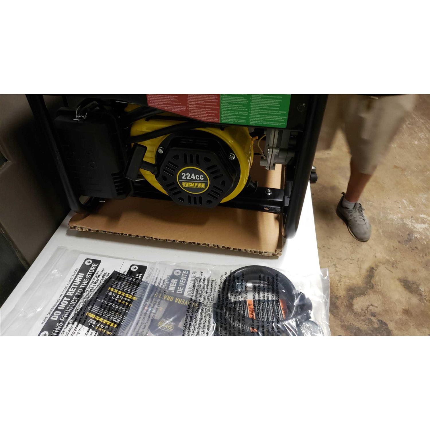 Champion Power Equipment 3500W/4375W Dual Fuel Generator - Cheap Fitting