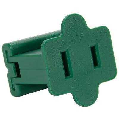 Holiday Lighting Outlet Female Green Slip Plug - Cheap Fitting