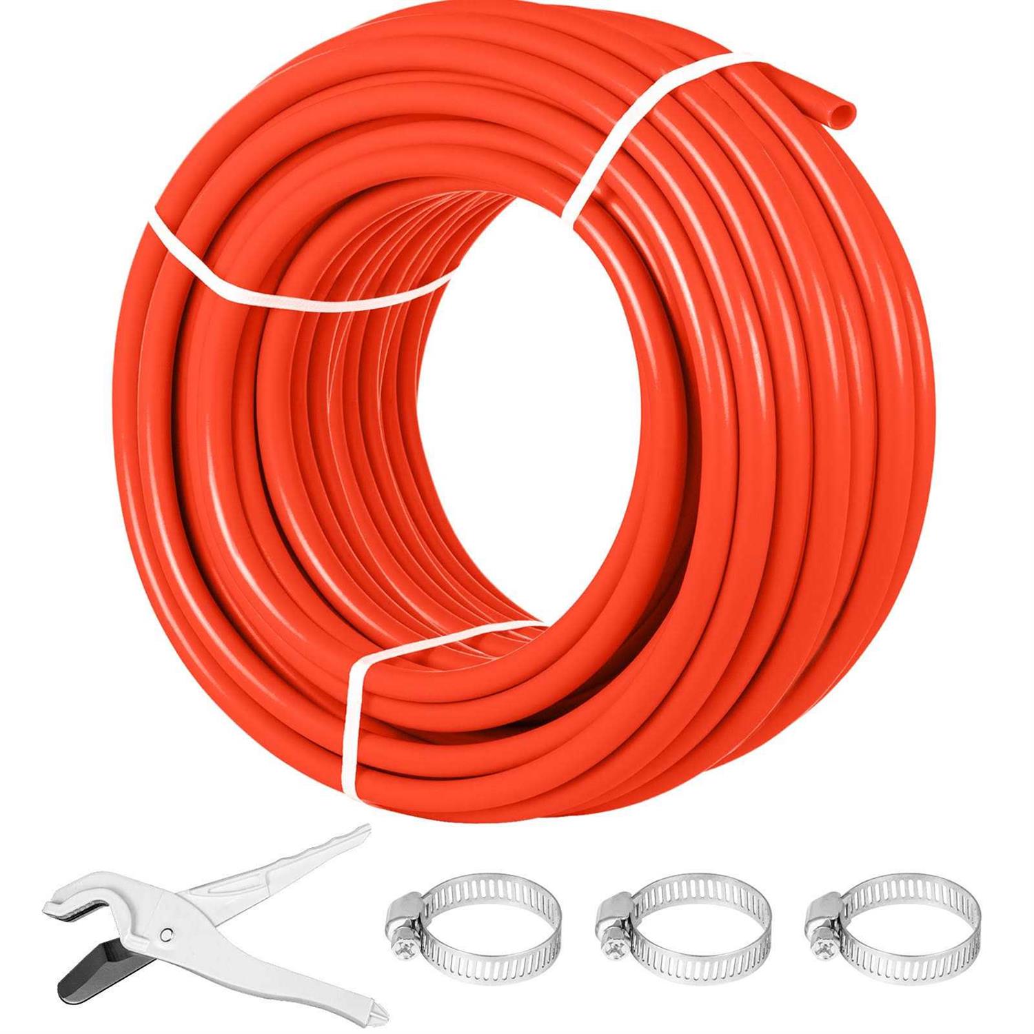 VEVOR Oxygen Barrier 12 Inch 300 Feet Tube Coil Evoh Pex-B Pipe - Cheap Fitting
