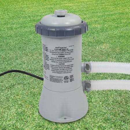 Intex Cartridge Filter Pump 530 GPH - Cheap Fitting