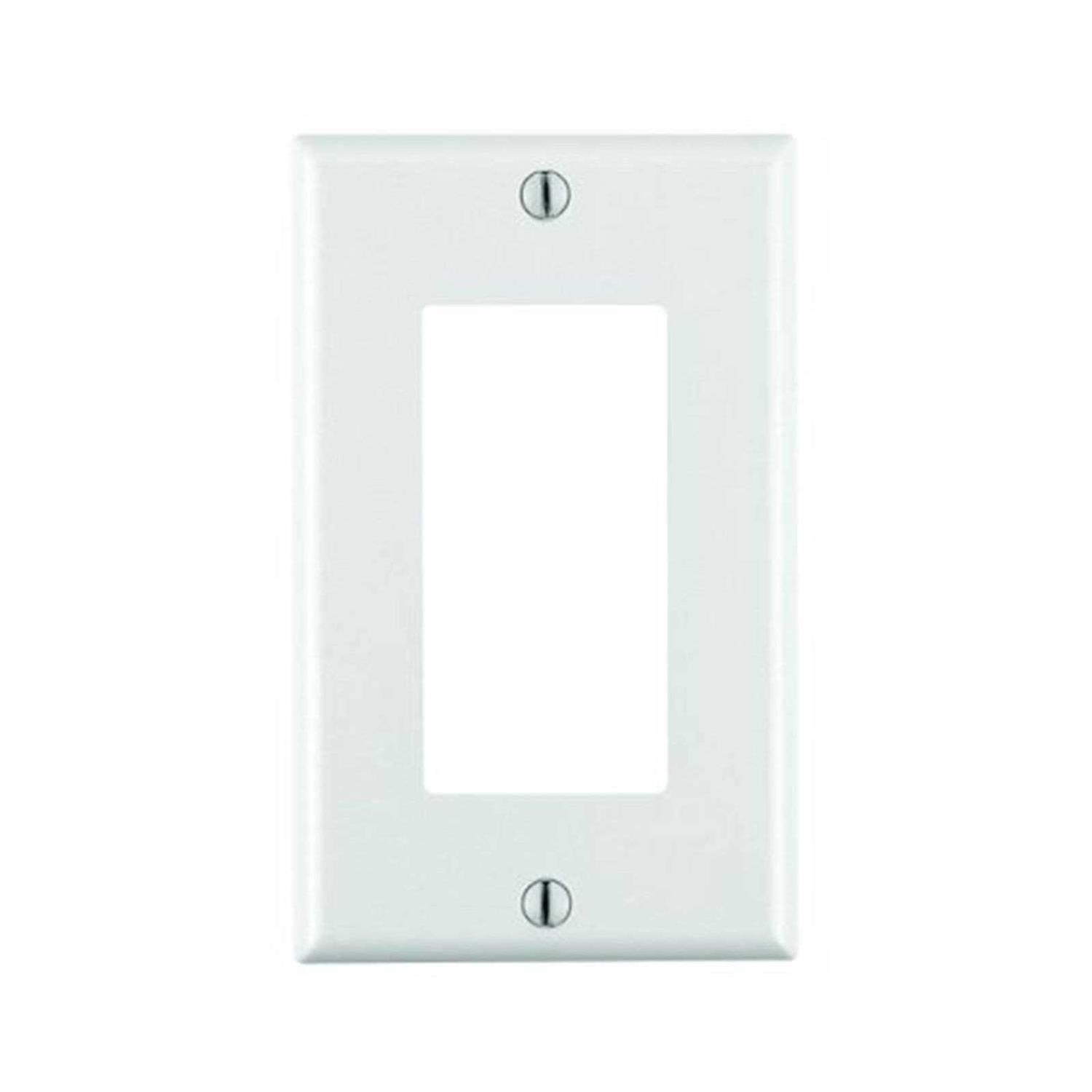 Leviton Decora Wallplate 1-Gang 80401-W - Cheap Fitting