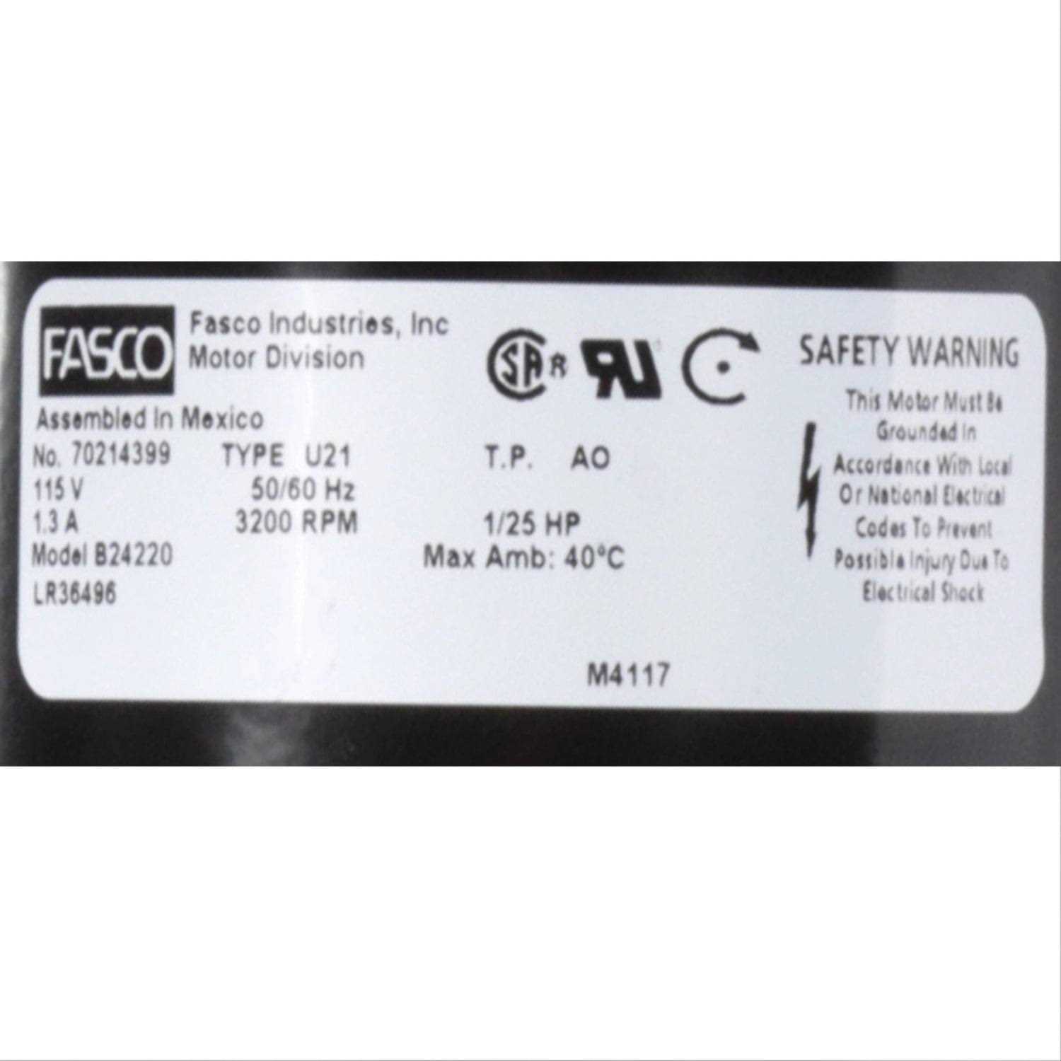 Fasco B24220 Centrifugal Blower - Cheap Fitting