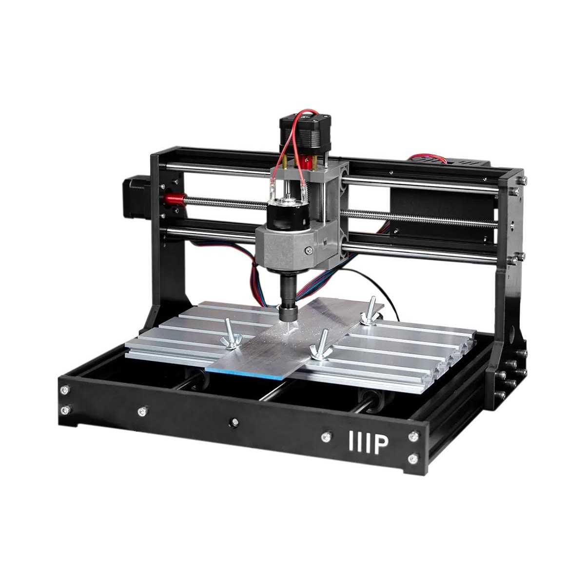 Monoprice Benchtop CNC Router Kit, 3 Axis Engraving and Milling, Engrave or Mill Raw Materials Such As Soft Metals, Wood, Plastic, Acrylic, PVC and - Cheap Fitting