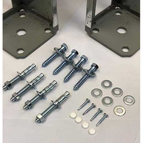 Homestead Fence Co Vinyl Fence Concrete/wood Post Mount Tower with Mounting Kit - Cheap Fitting