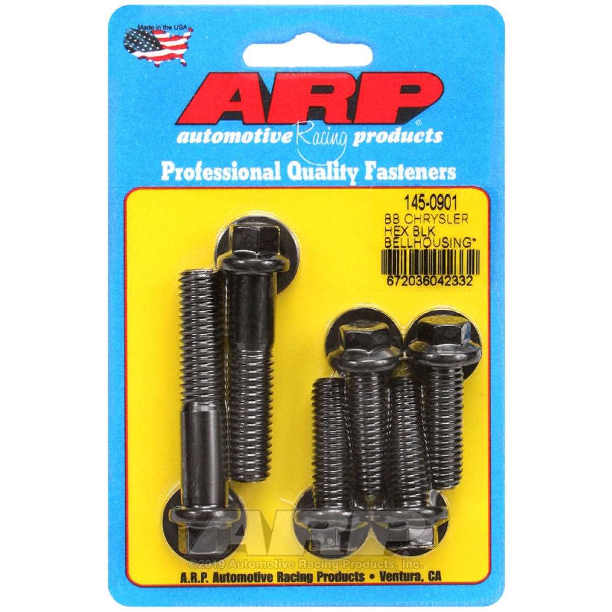 ARP BB Chrysler Hex Bellhousing Bolt Kit 145-0901 - Cheap Fitting