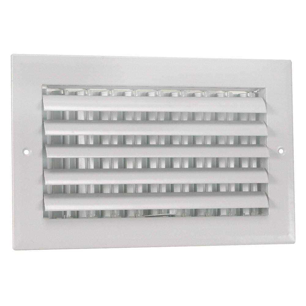 Zoro Select Sidewall/Ceiling Register 4MJK6 - Cheap Fitting