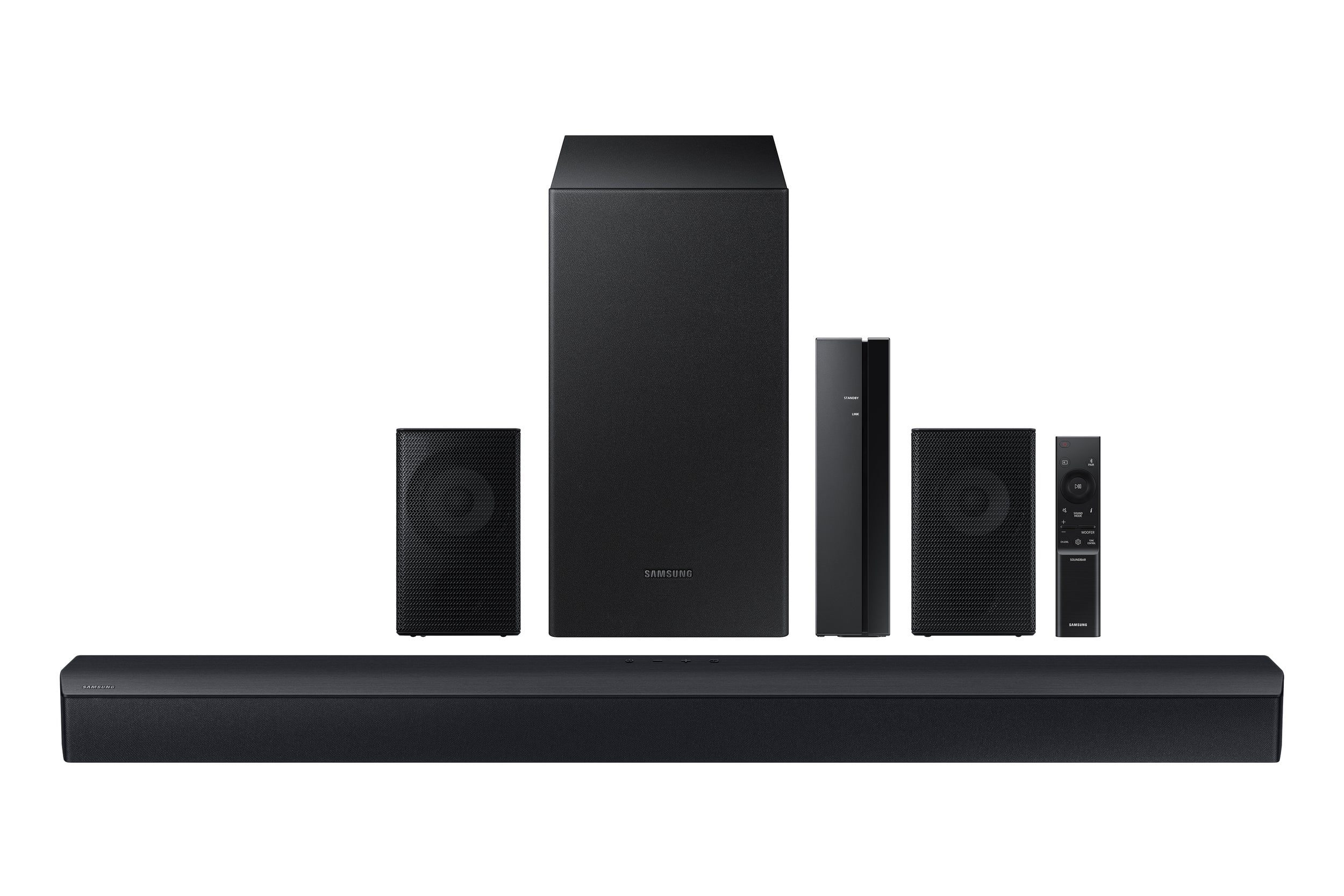 SAMSUNG B-Series 4.1.CH Soundbar & Rear Speakers with Subwoofer, Bluetooth, HW-C47M/ZA 2023 - Cheap Fitting