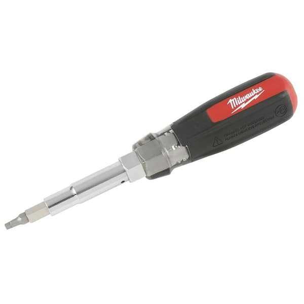 Milwaukee 13-in-1 Cushion Grip Screwdriver with Schrader Bit 48-22-2881 - Cheap Fitting