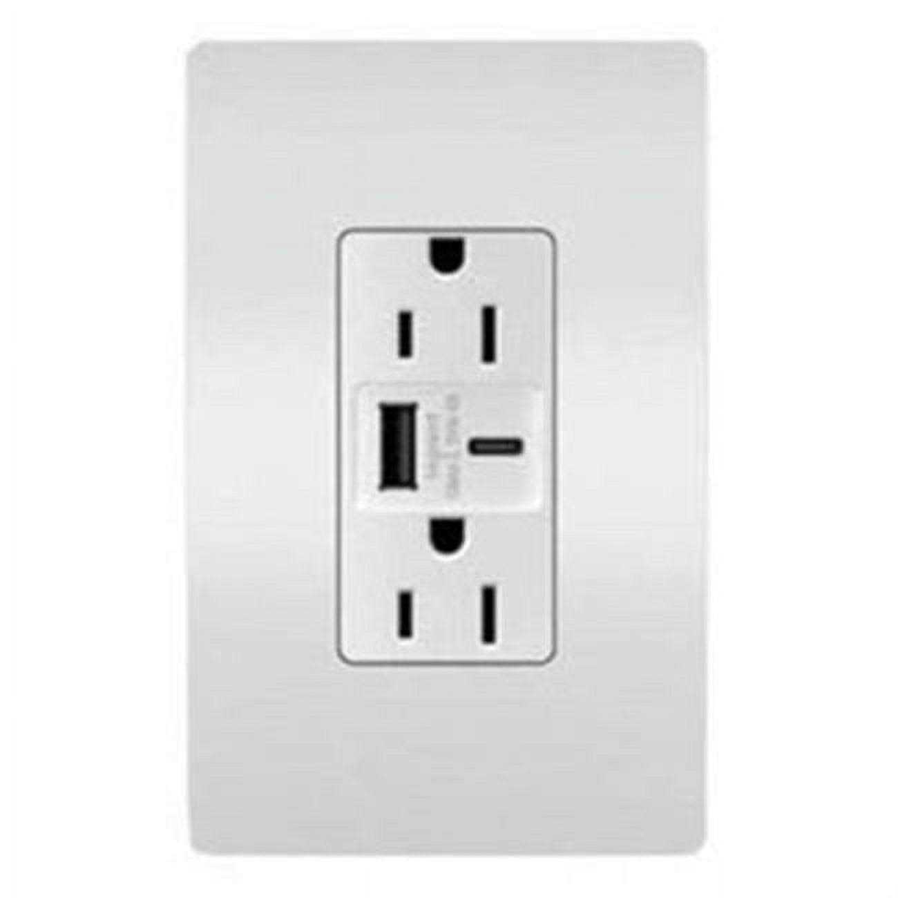 Pass & Seymour Duplex Outlet + USB Charger Type A/C R26USBAC6WCCV6 - Cheap Fitting