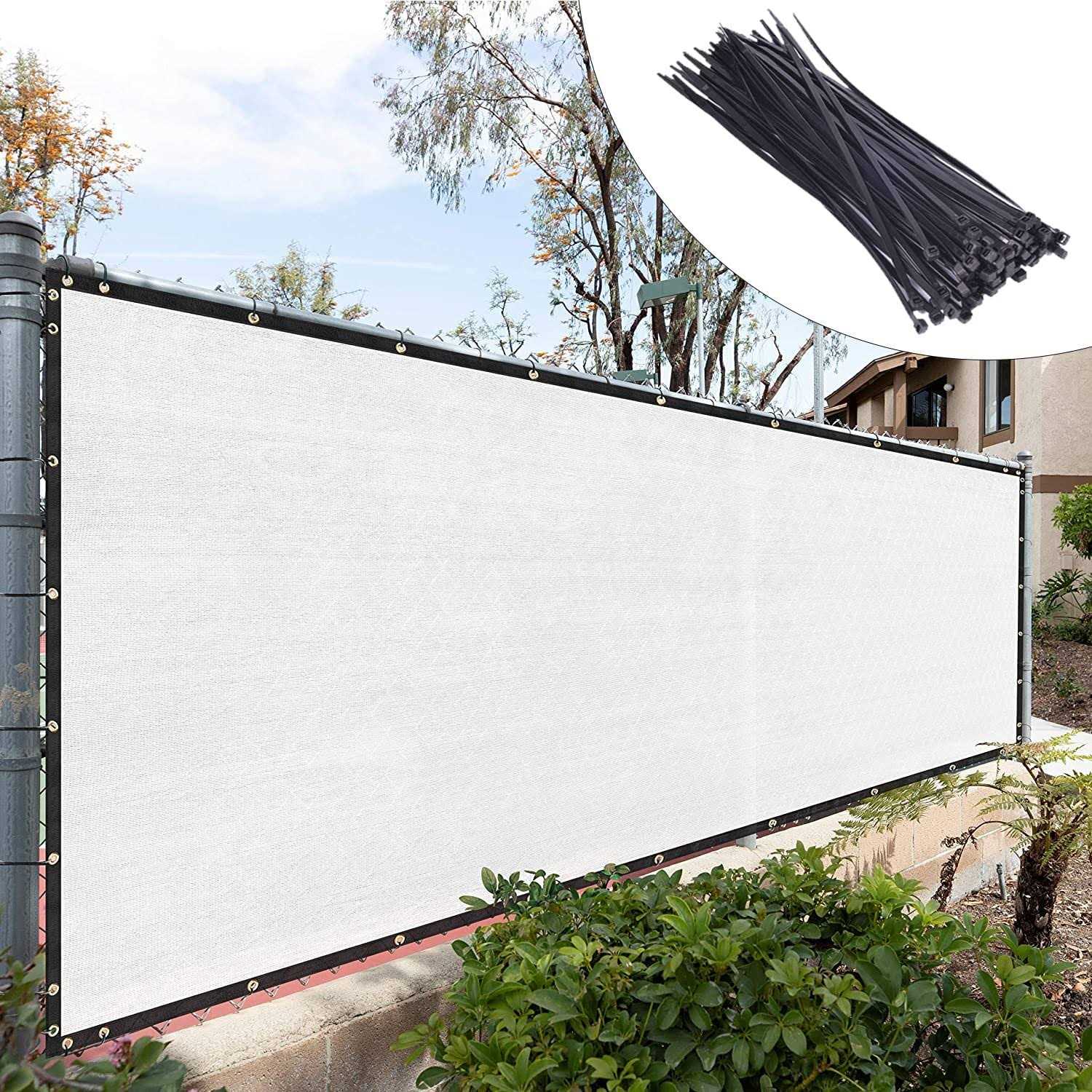 Royal Shade 50′ Fence Privacy Screen Cover Windscreen - Cheap Fitting