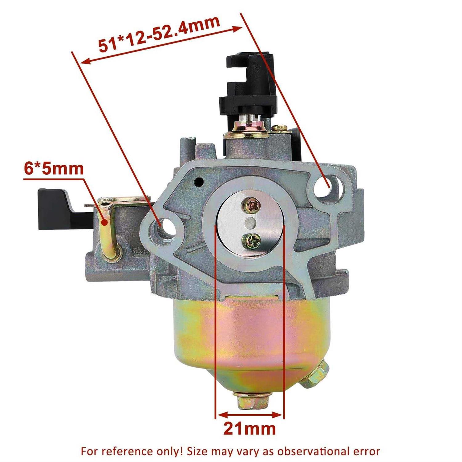 Highmoor GX240 GX270 Carburetor Carb for Honda GX 240 8.0HP GX 270 9HP Engine Parts Replaces 16100-ZE2-W71 16100-ZH9-W21 1616100-ZH9-820	Highmoor GX240 GX270 Carburetor Carb for Honda GX 240 8.0HP GX 270 9HP Engine Parts Replaces 16100-ZE2-W71 16100 - Cheap Fitting