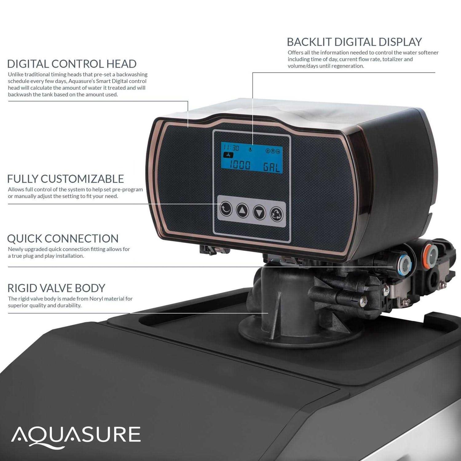 AQUASURE Harmony Lite 32000-Grain Water Softener System - Cheap Fitting