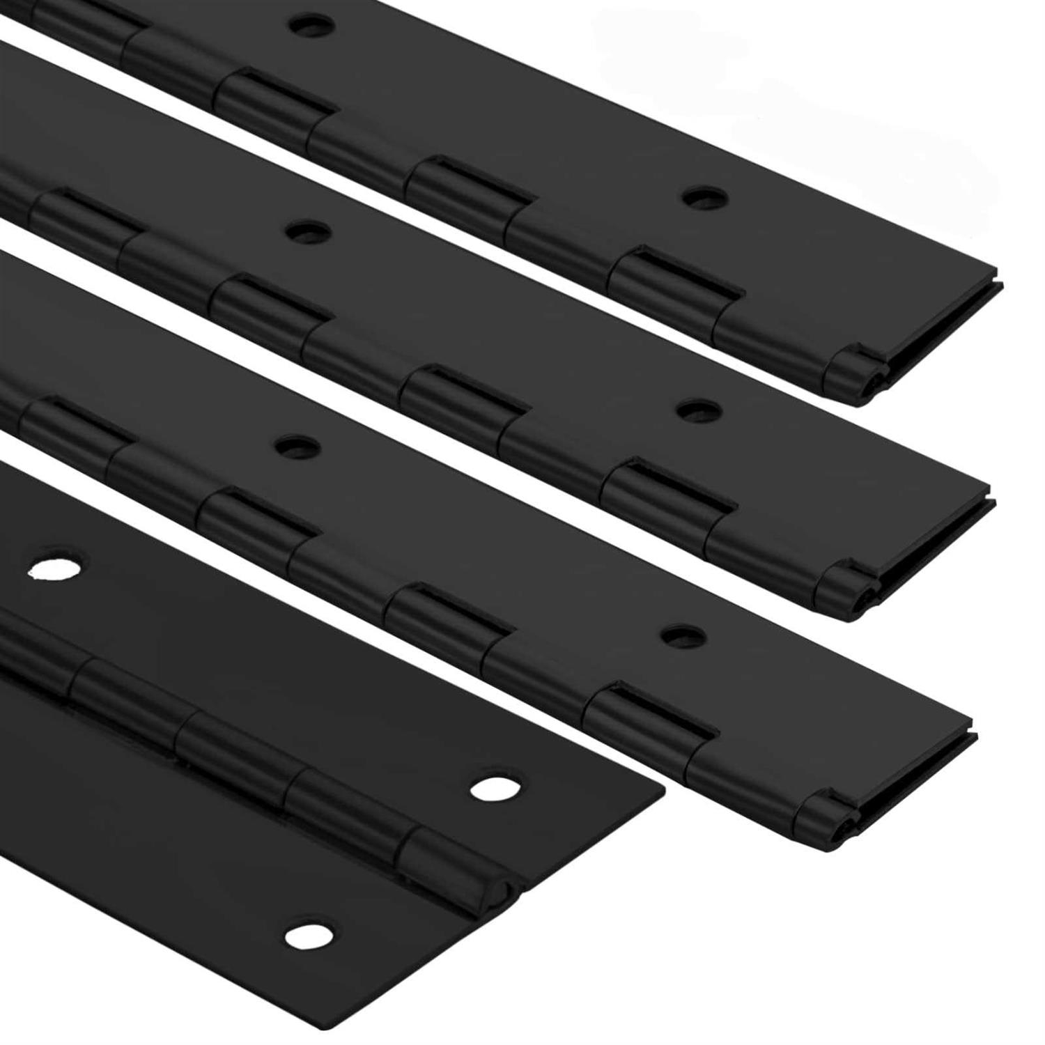 EVANCENT 4Pack Heavy Duty Piano Hinge 2 Open Width x 16 Continuous & Piano Hinges - Cheap Fitting