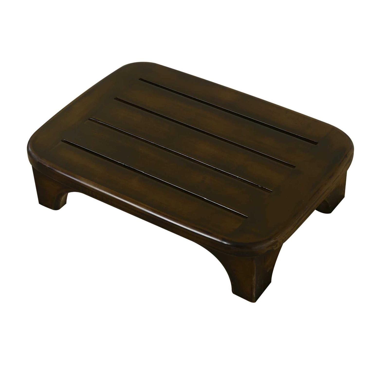 Urforestic Solid Wood Bed Step Stool Super Large/Bedside Steps for High Beds/Solid Wood Super Sturdy Hold Up to 500 LBS - Cheap Fitting