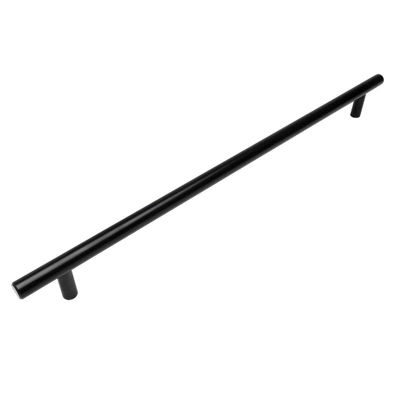 Cosmas 305-320FB Flat Black Cabinet Hardware Euro Style Bar Handle Pull - Cheap Fitting