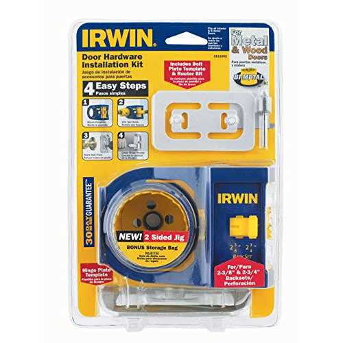 Irwin Bi-Metal Door Lock Installation Kit - Cheap Fitting