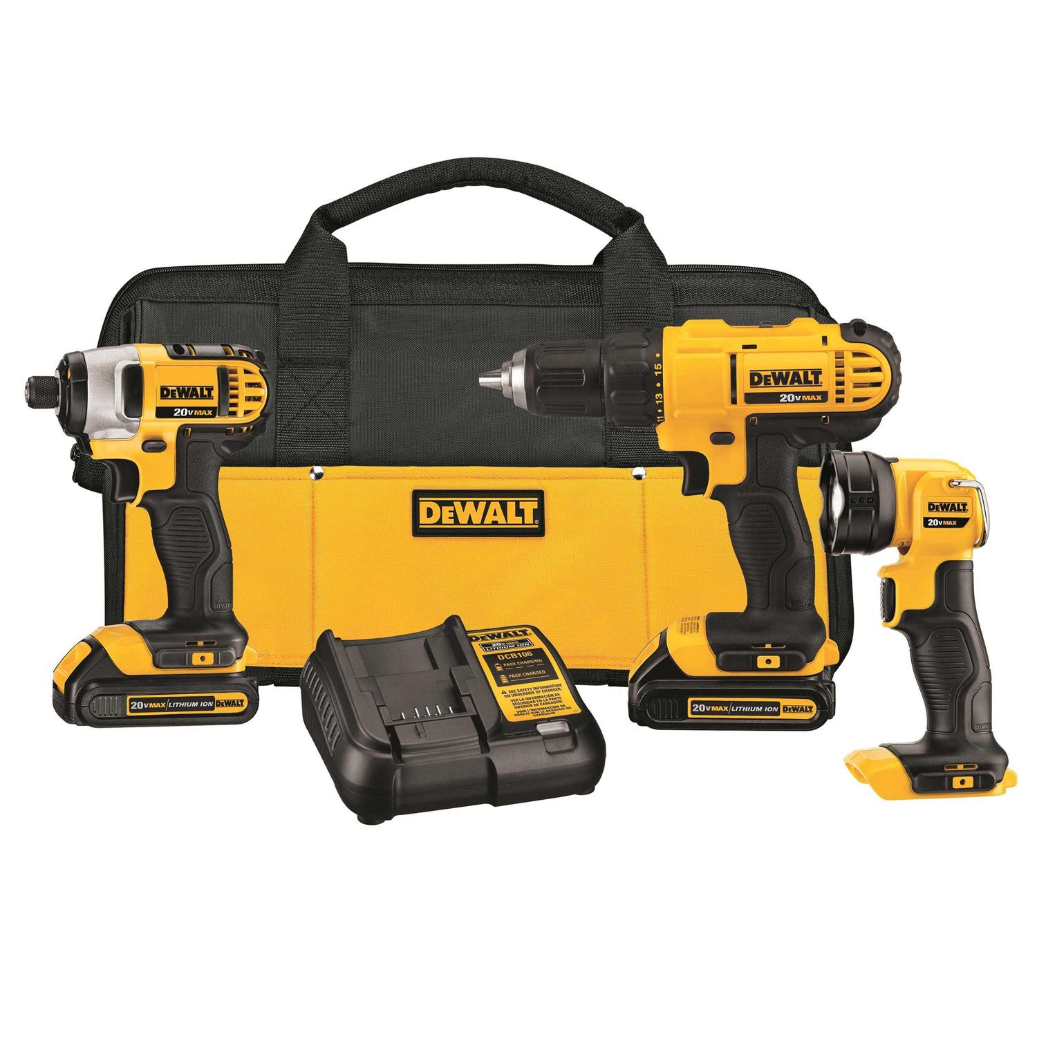 DEWALT DCK340C2 3-Tool Combo Kit - Cheap Fitting