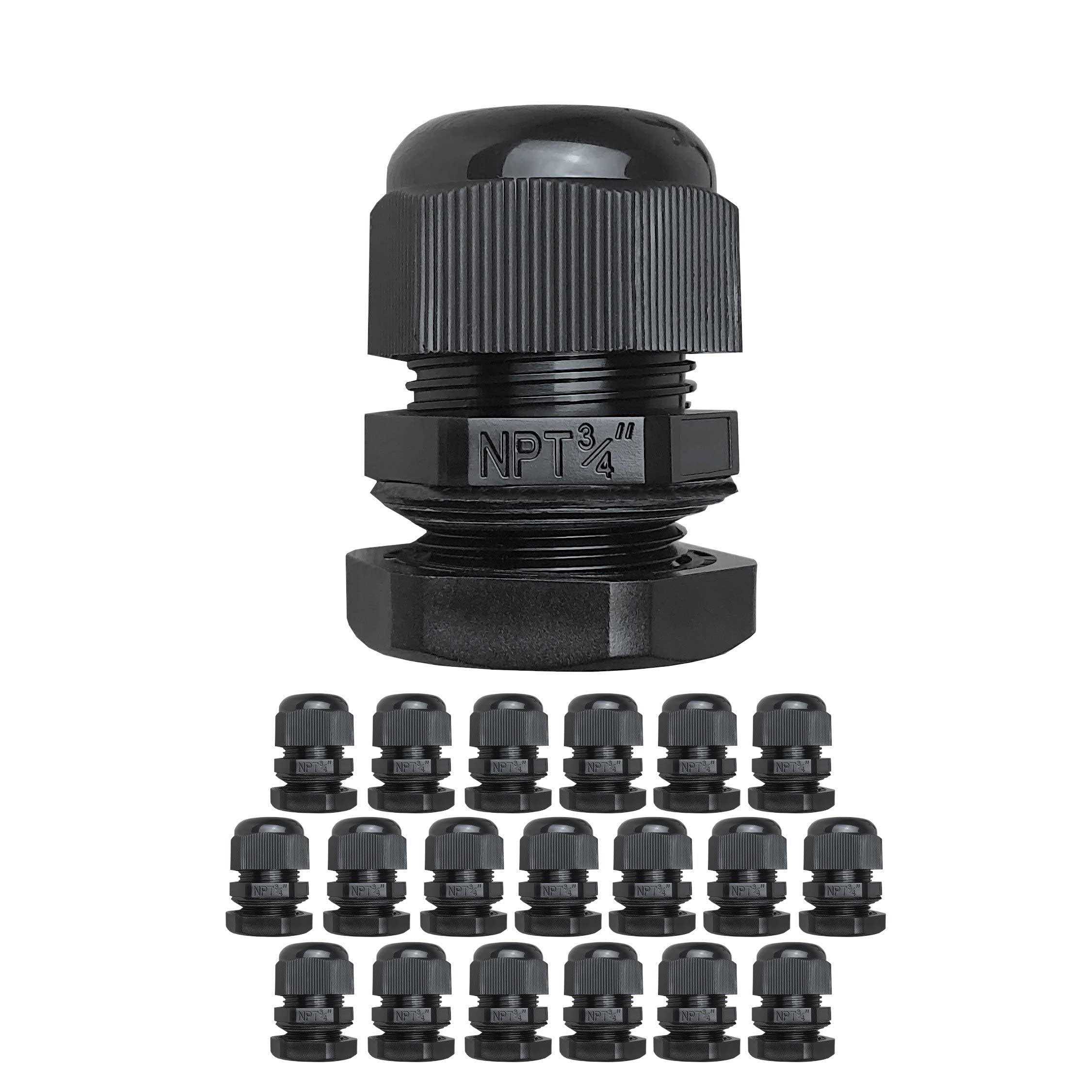 MGI SpeedWare NPT Strain Relief Nylon Cord Grip Cable Glands - Cheap Fitting