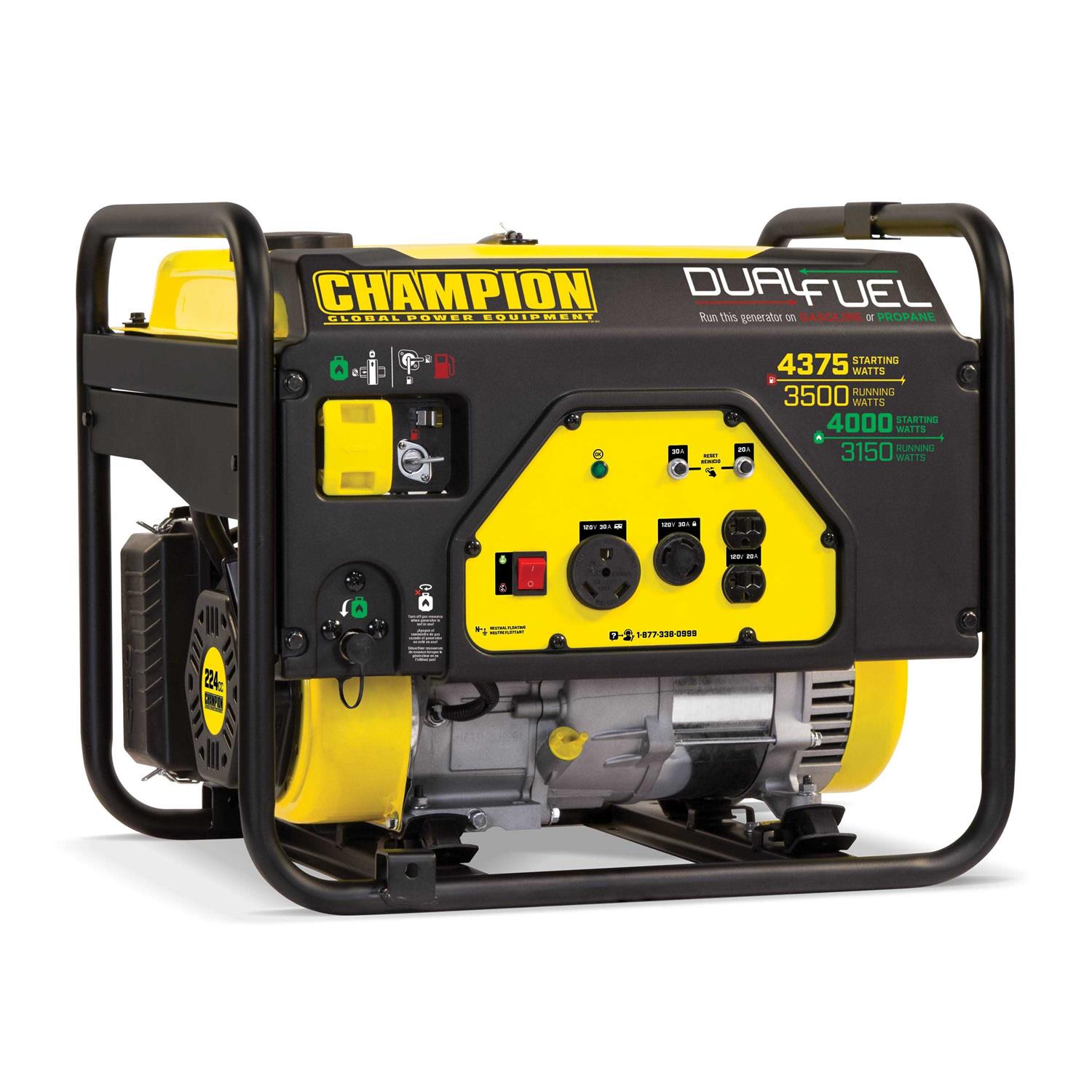 Champion Power Equipment 3500W/4375W Dual Fuel Generator - Cheap Fitting