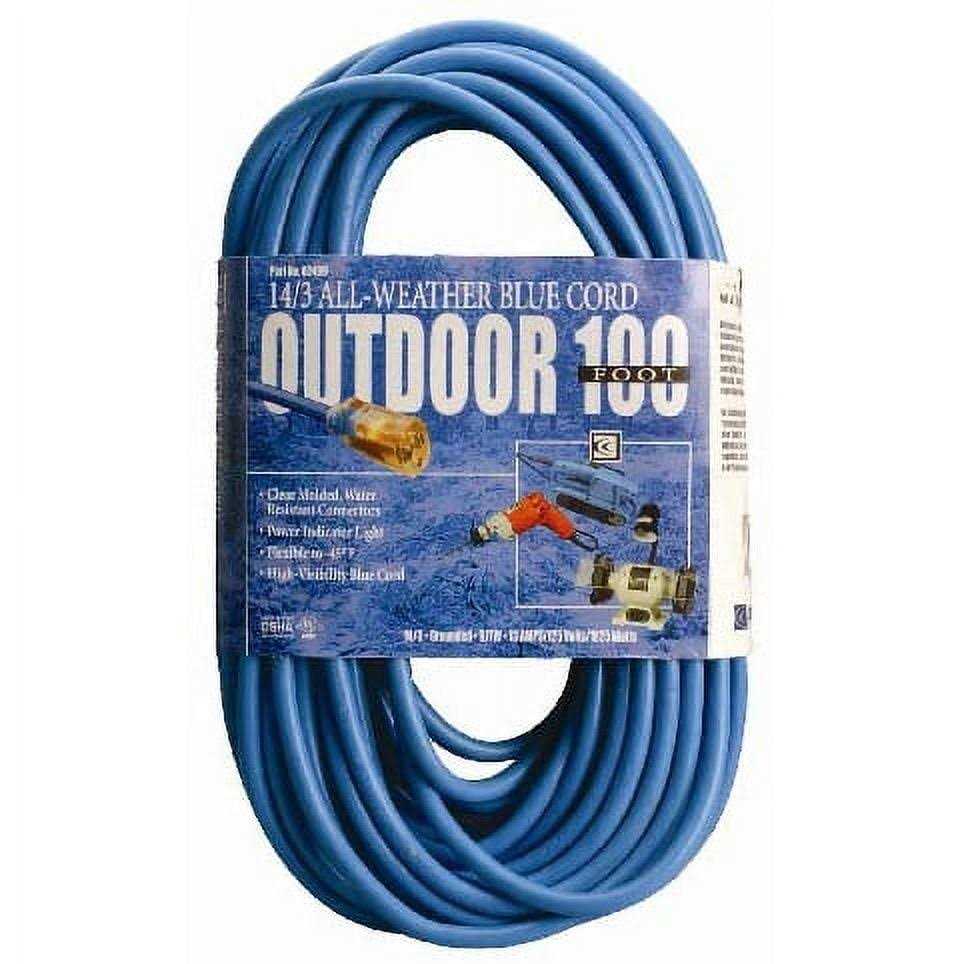Southwire Blue Extension Cord - Cheap Fitting