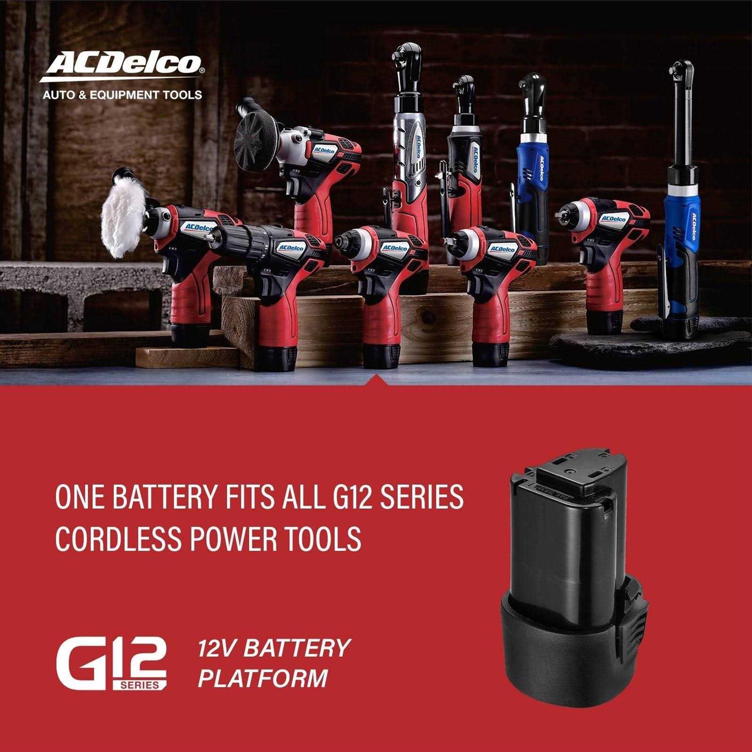 ACDelco AB1207LA G12 Series 12V Li-ion Interchangeable Battery Pack - Cheap Fitting