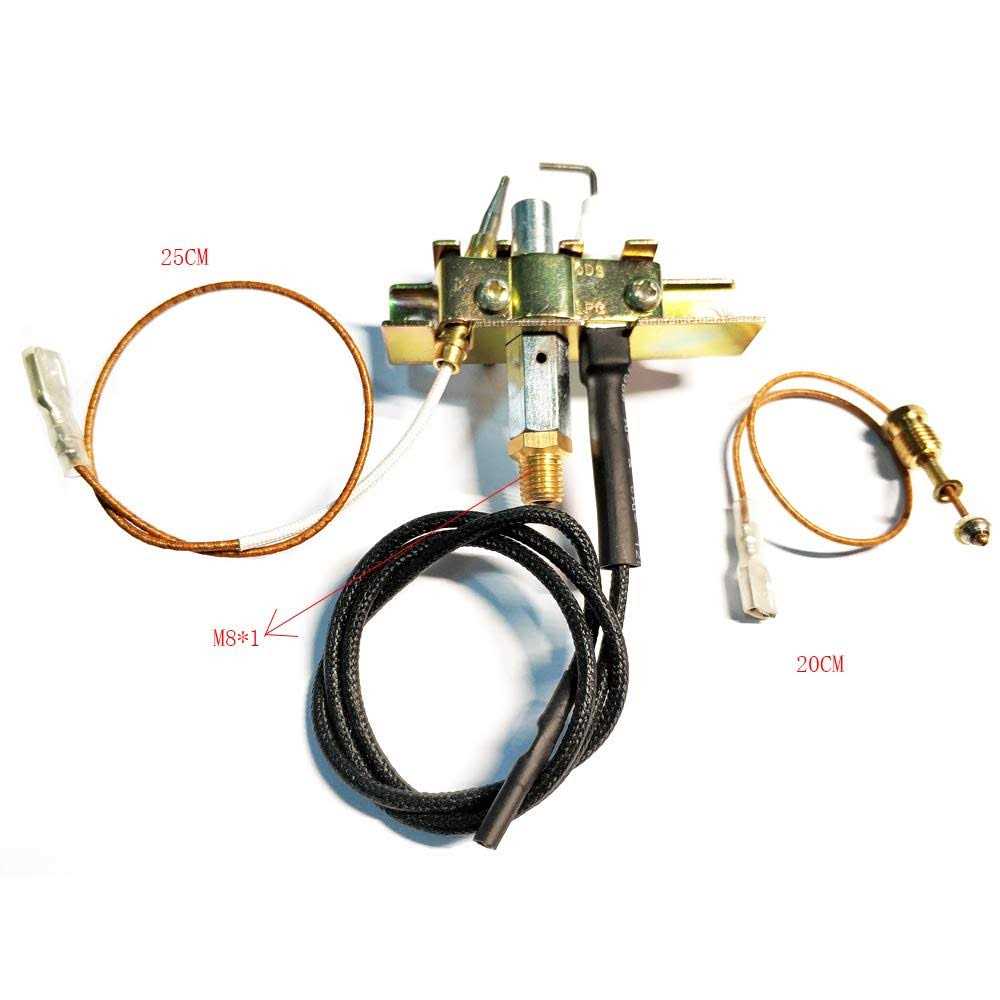 Meter Star Propane Fire Pit Main Control Brass Safety Valve,gas Room Heater Pilot Burner Assembly Parts Thermocouple Safety Device Ignition Component - Cheap Fitting