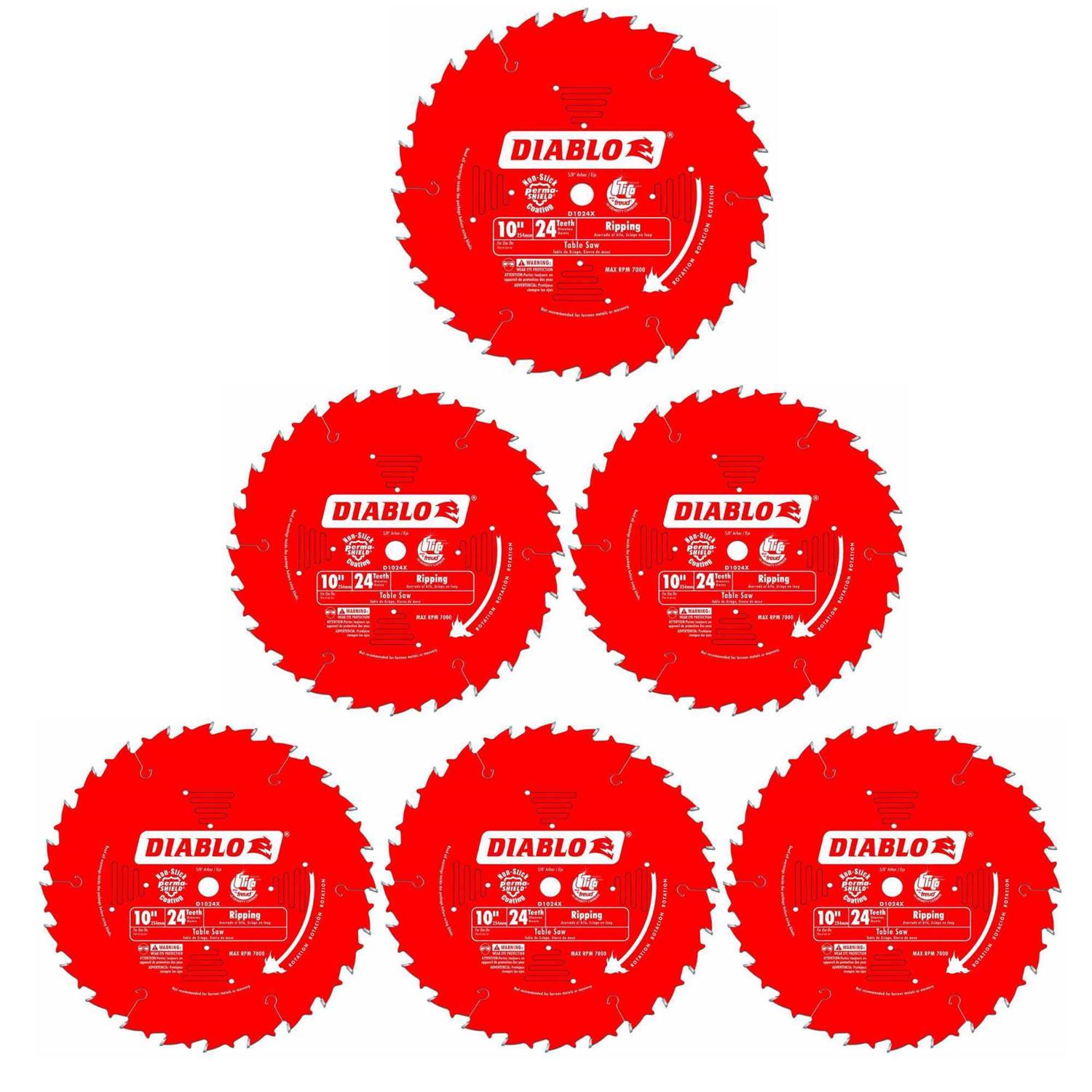 D1024X Diablo 24-Tooth Ripping Saw Blade - Cheap Fitting