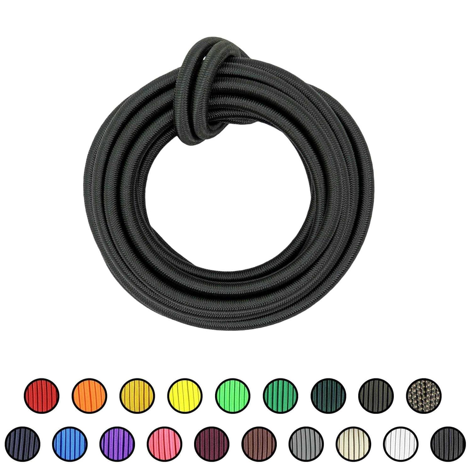 Sgt Knots Marine Grade Shock Cord 100% Stretch Dacron Polyester Bungee for DIY Projects - Cheap Fitting