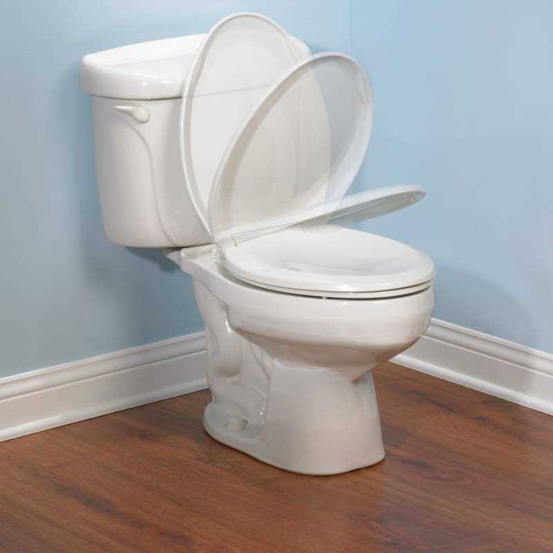 Mayfair Elongated Plastic Toilet Seat - Cheap Fitting