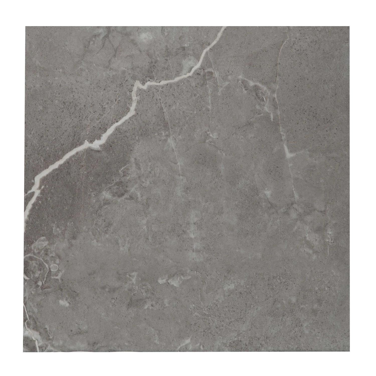Style Selections Mystic Marble 3-mil x 12-in W x 12-in L Water Resistant Peel and Stick Luxury Vinyl Tile Flooring - Cheap Fitting