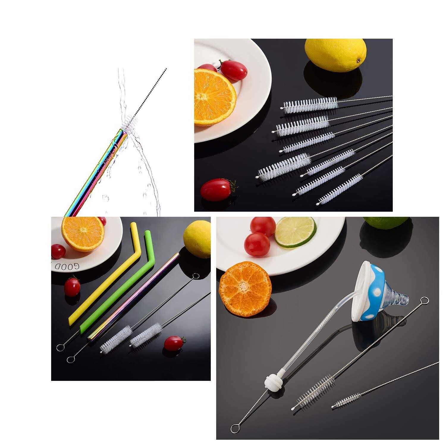 desin Long Straw Brush Nylon Pipe Tube Cleaner 10-ihch X 2/5-inch Set of 10 - Cheap Fitting