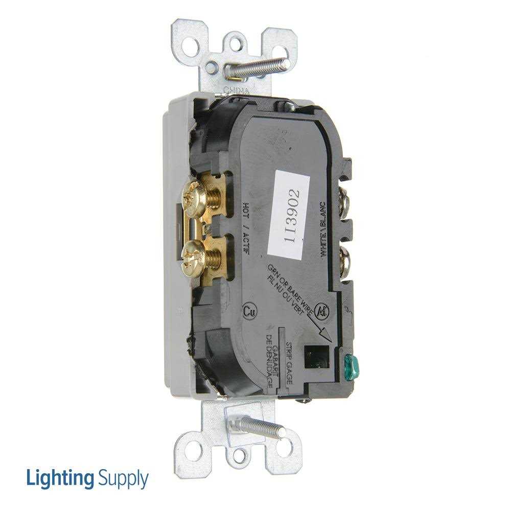 Leviton T5825 Decora Duplex Receptacle - Cheap Fitting