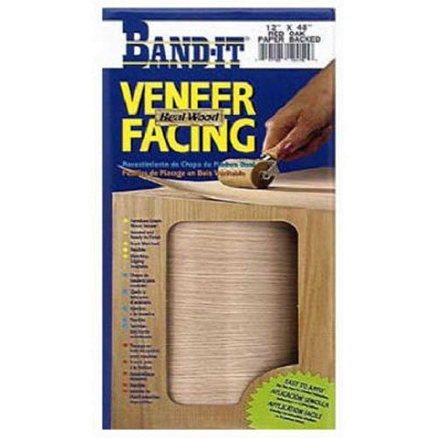 VENEER TECHNOLOGIES Red Oak Iron-on Real Wood Veneer Facing - Cheap Fitting