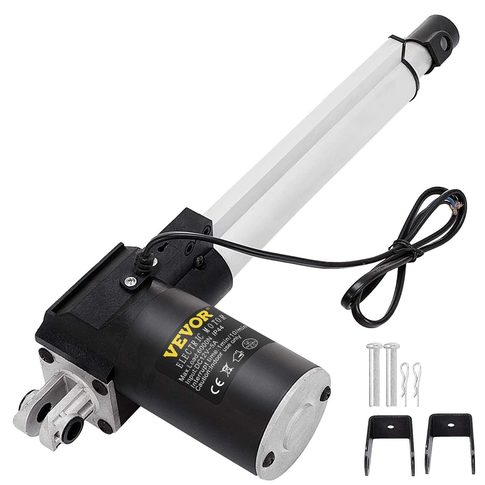 Happybuy 8 Inch Stroke Electric Actuators Dc 12v with Mounting Bracket - Cheap Fitting