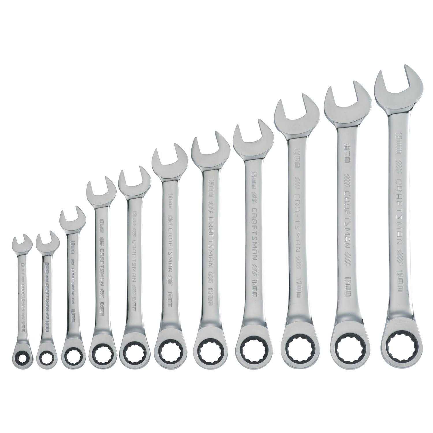 Craftsman 11-Piece Set Metric Ratchet Wrench CMMT87021 - Cheap Fitting
