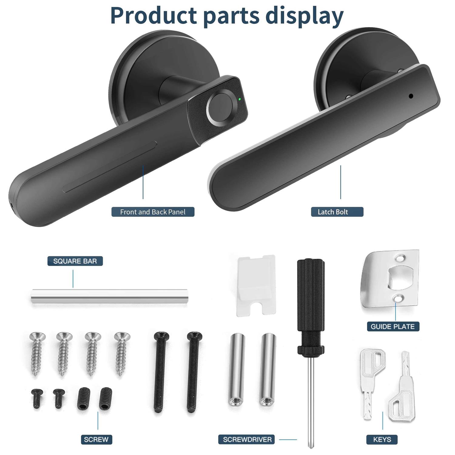 Fingerprint Door Lock by BIWIBON Keyless Entry Door Lock 100 Fingerprint Biometric Door Lock - Cheap Fitting